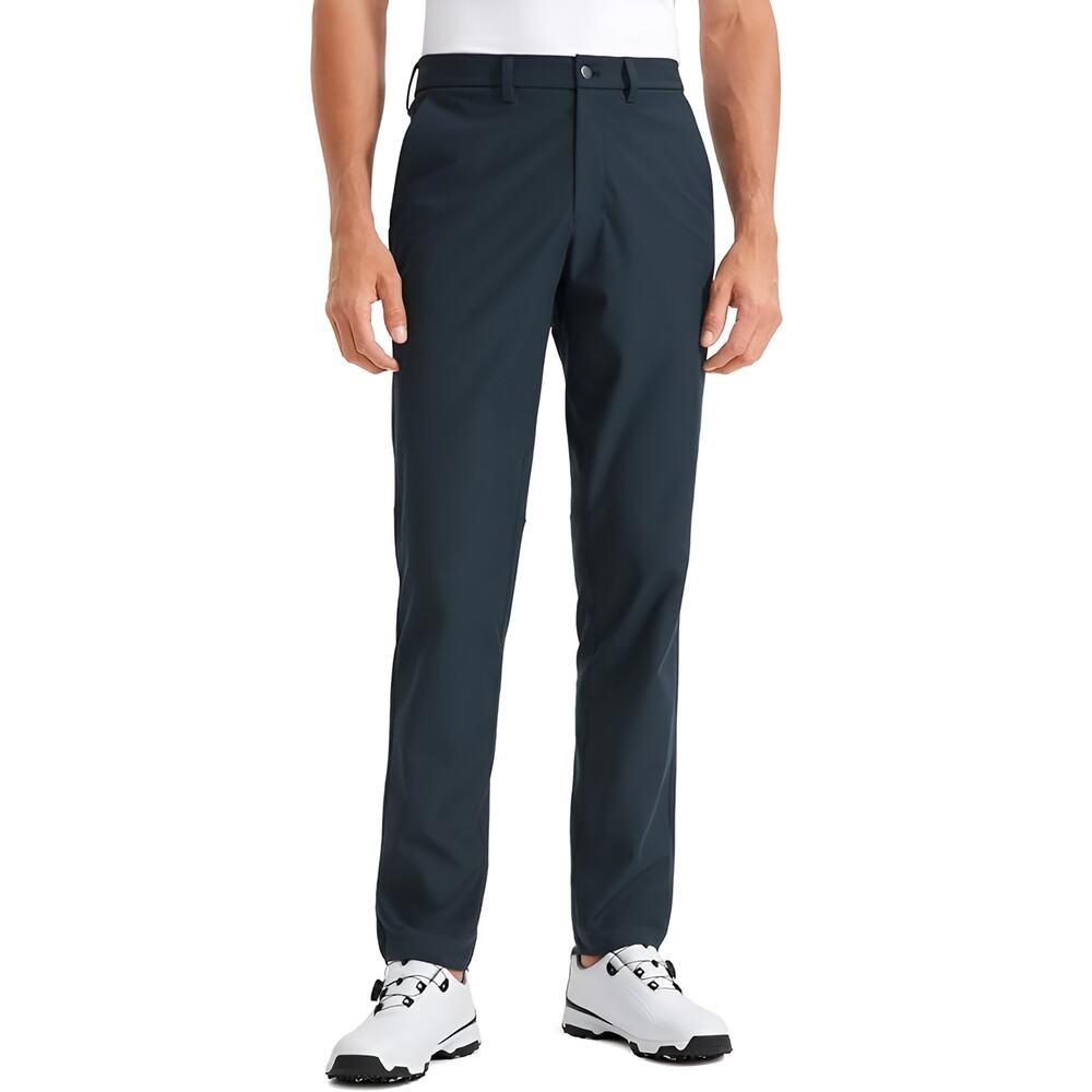 CRZ YOGA Mens‎ Casual All Day Comfy Classic Fit Active Golf Pants Size 38 Black